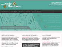 Tablet Screenshot of healthedventure.org